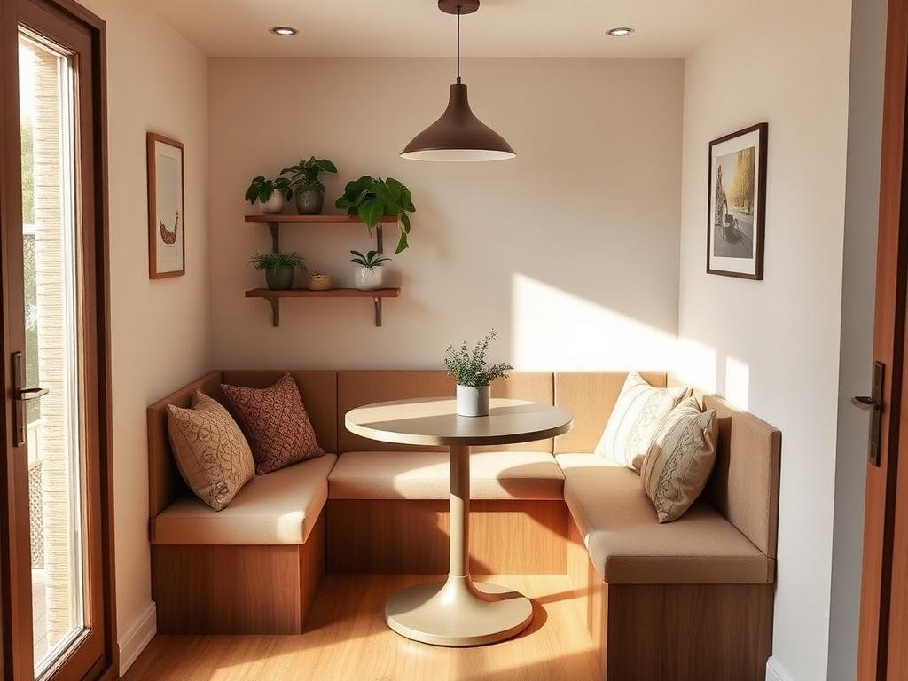 Compact Dining Nook for Small Apartments